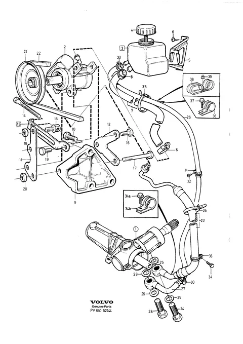 Pump power steering