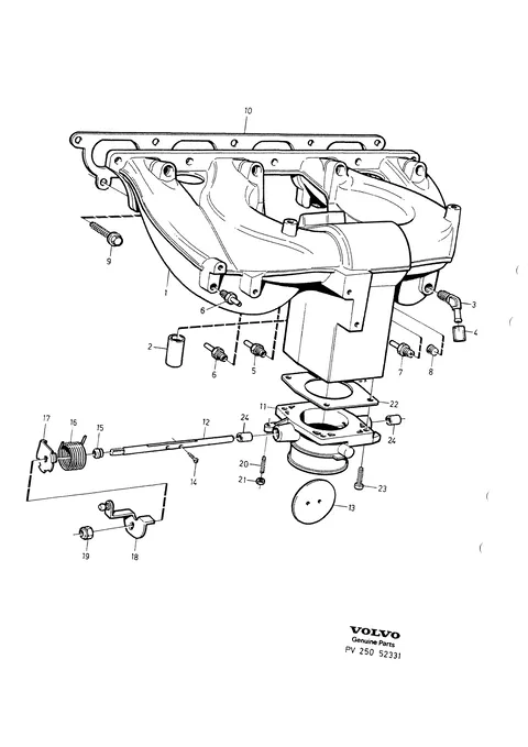 Induction pipe ( manifold )