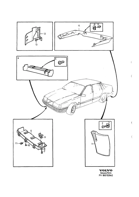 Cover plates, air guides, mudflaps