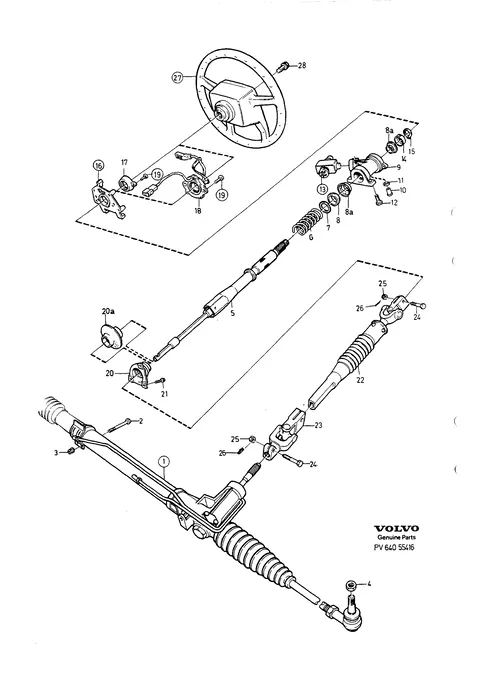 Steering steering gear steering shaft