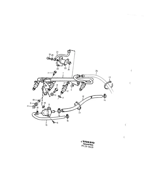 Fuel pressure pipes with fittings