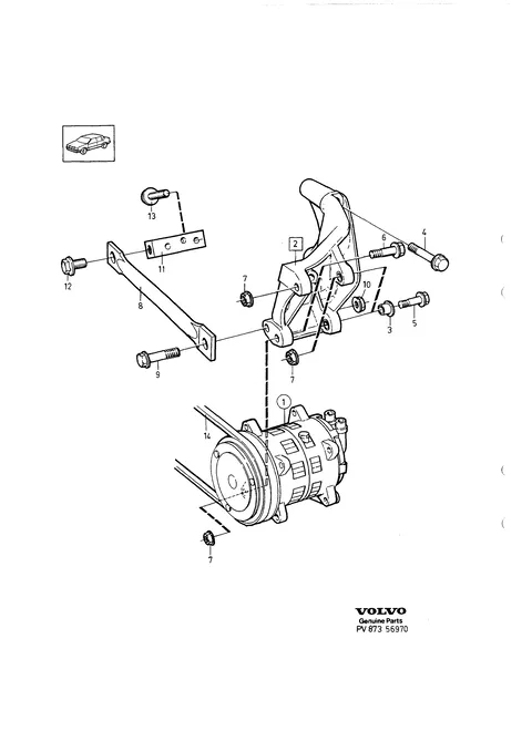 Compressor compressor mountings compressor drive