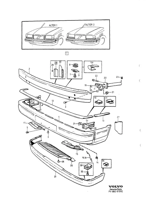 Front bumper, spoiler
