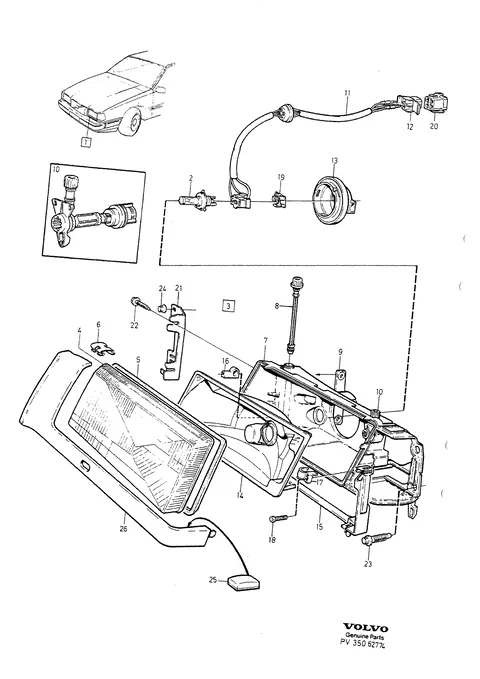 Headlamps without beam adjustment