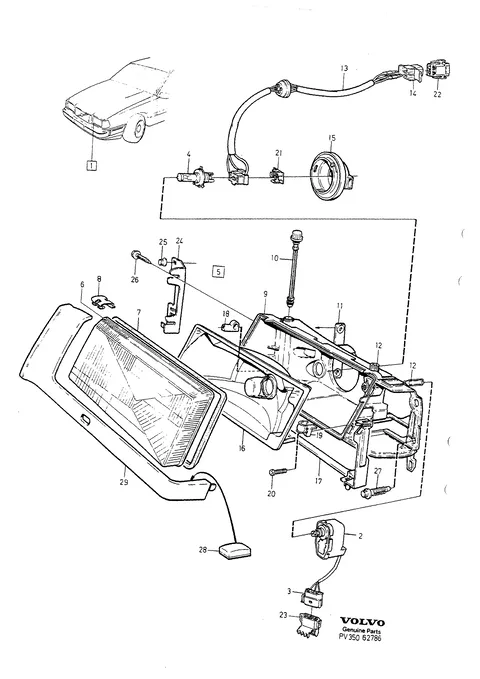 Headlamps with beam adjustment