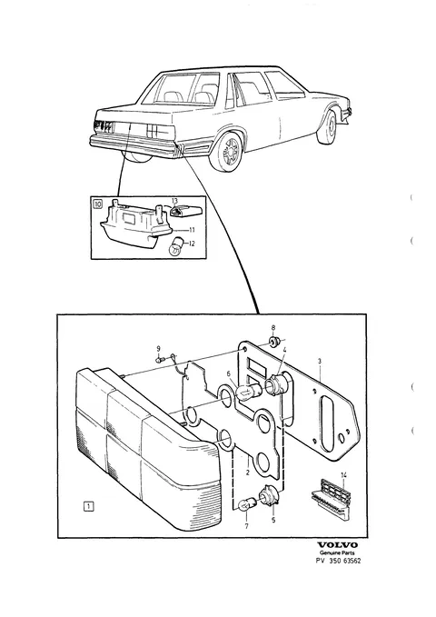 Rear lamps