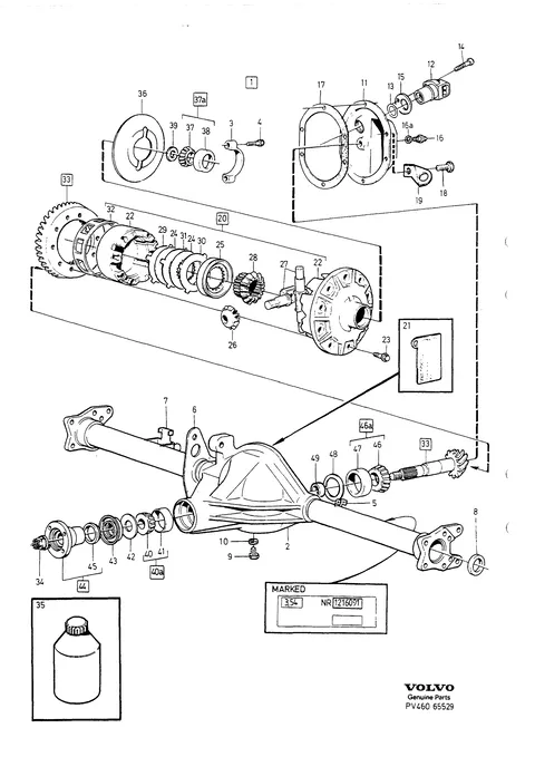 Rear axle