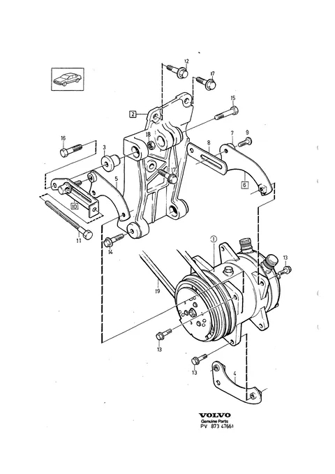 Compressor compressor mountings compressor drive