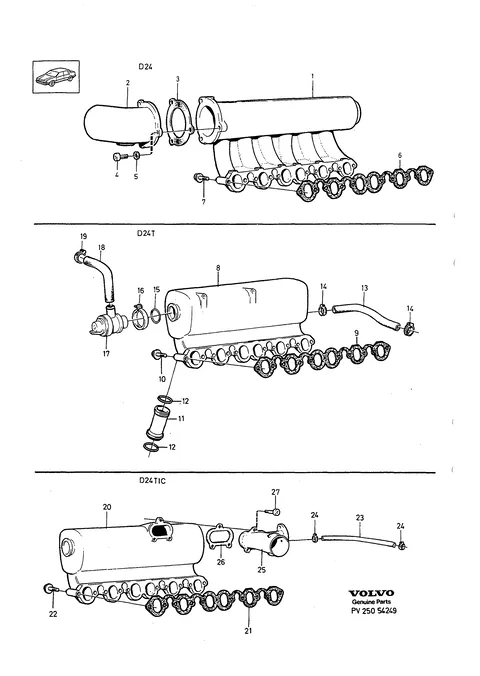 Induction pipe ( manifold )