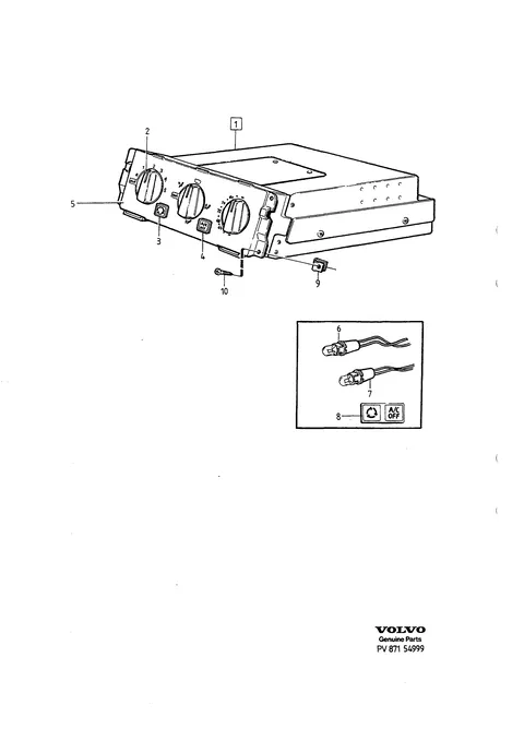 Heater controls with atc (auto. temp. control)