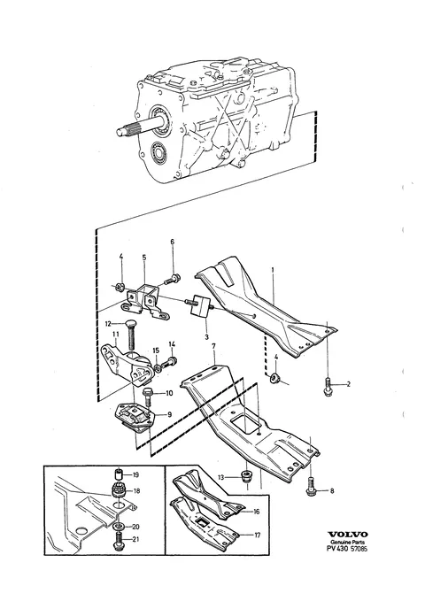 Gearbox mounting
