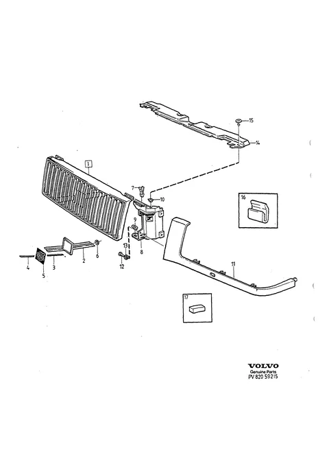 Radiator grille