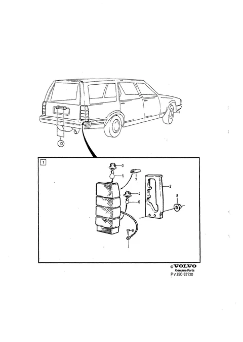 Rear lamps