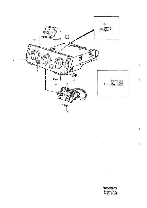 Heater controls with manual controls