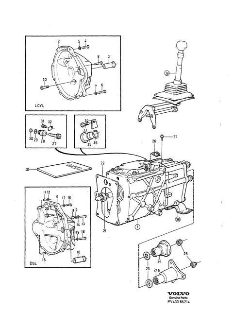 Gearbox, manual