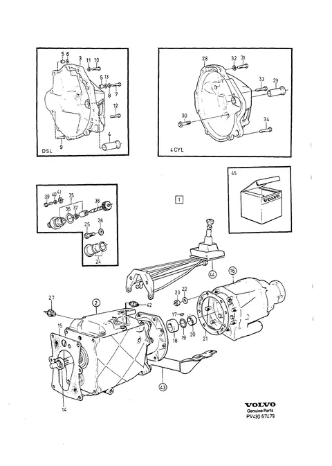 Gearbox, manual