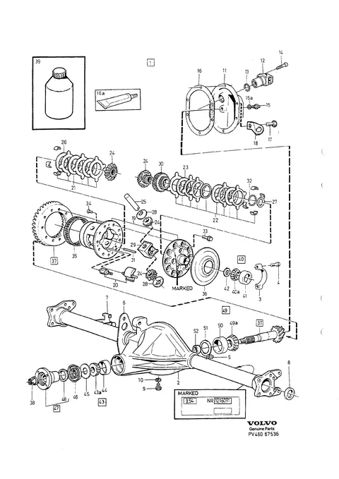 Live rear axle limited slip differential