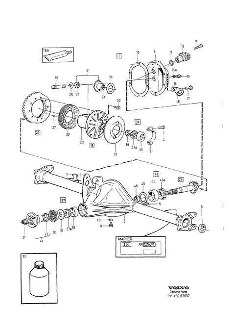 Live rear axle