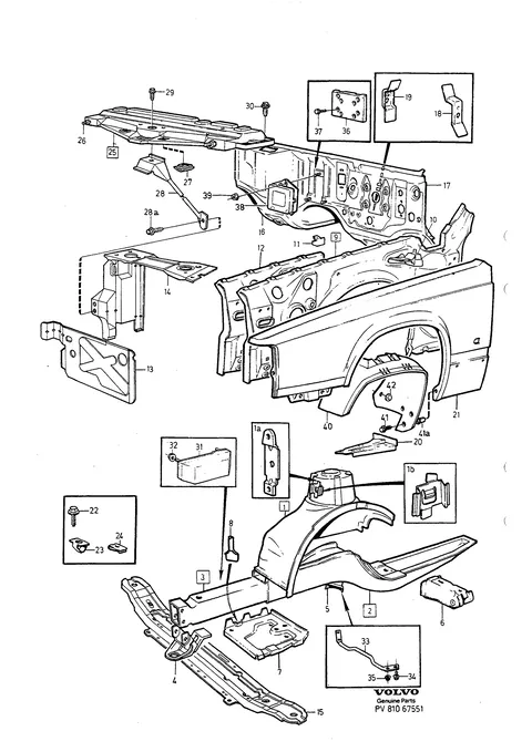 Body frame front section