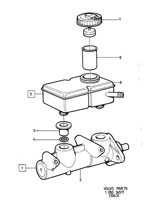 Huvudcylinder ABS