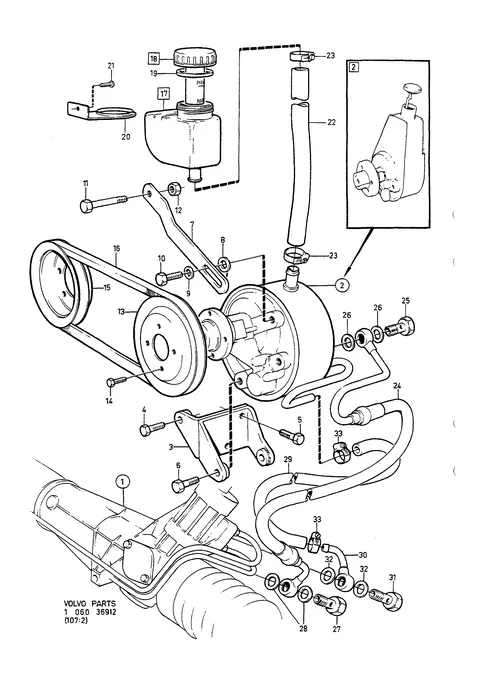 Pump servostyrning