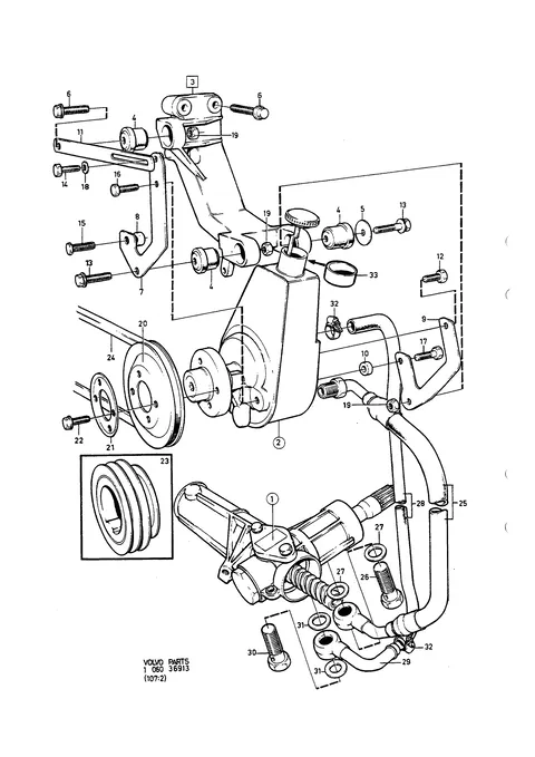 Pump servostyrning