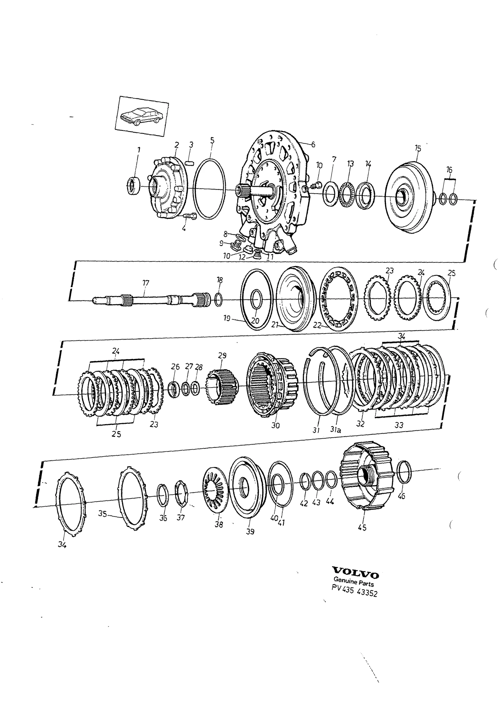 AUTOMATVÄXELLÅDA, PUMP-KOPPLINGSHUS