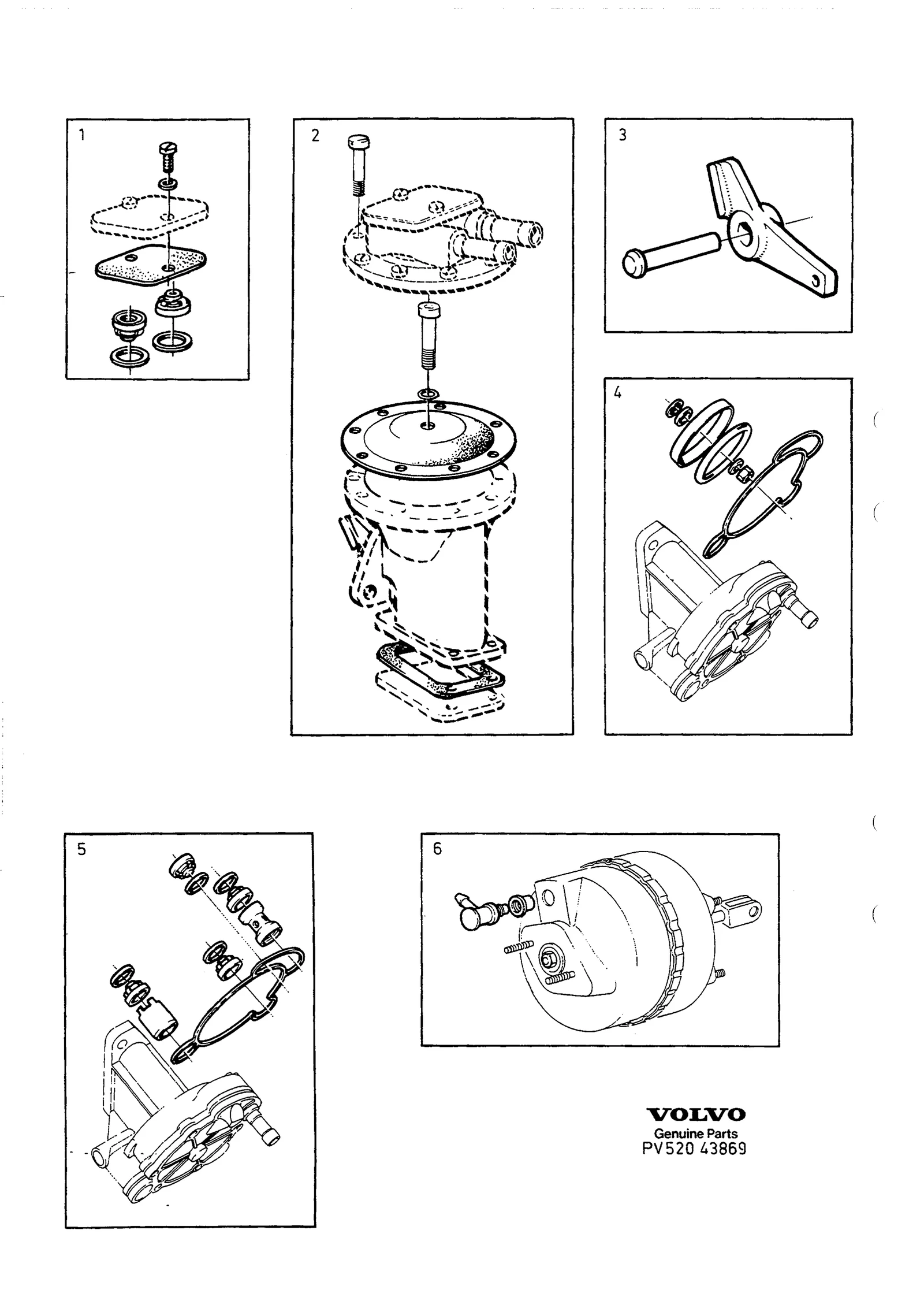 REPARATIONSSATS VAKUUMPUMP SERVOCYLINDER