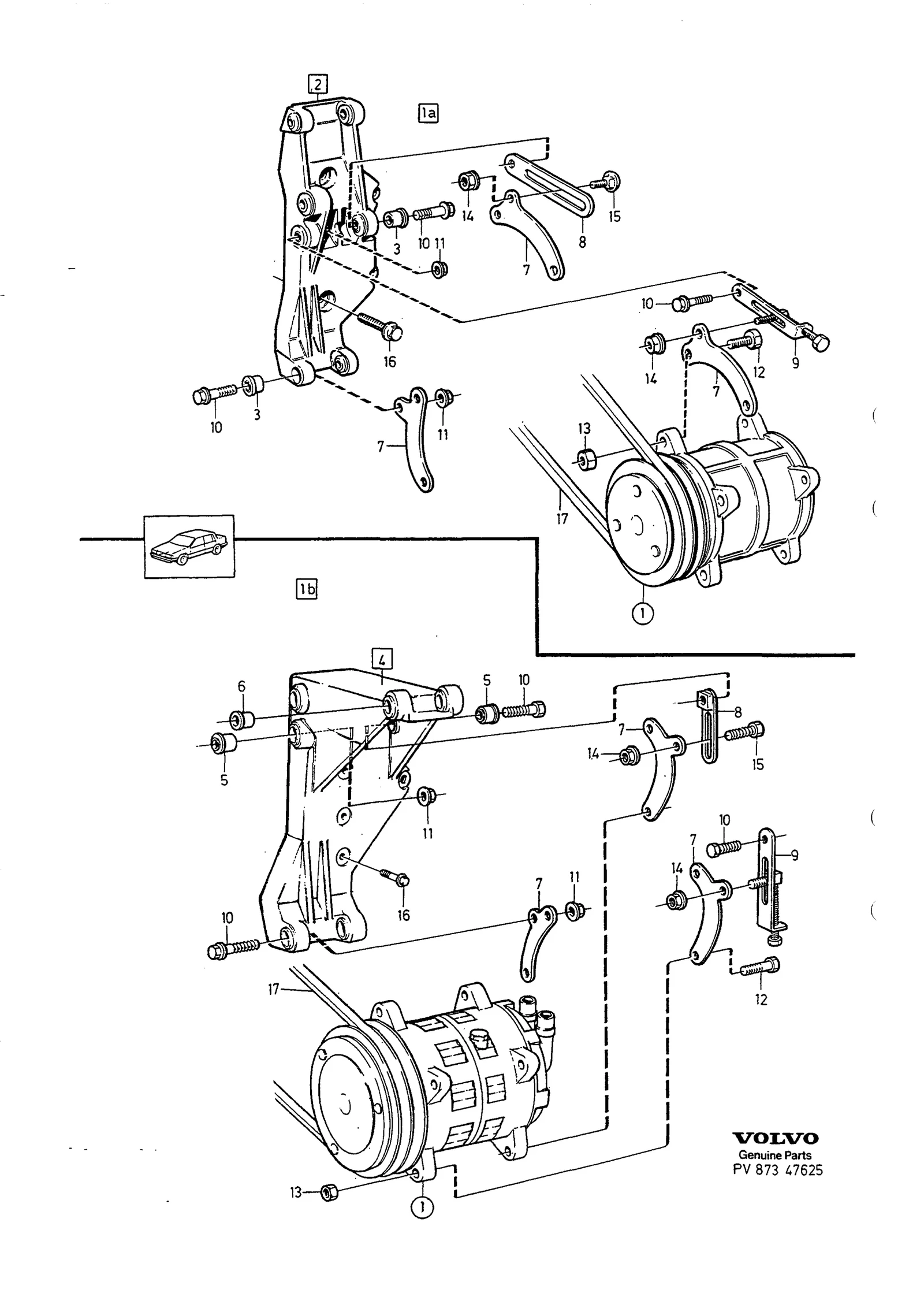 KOMPRESSOR, KOMPRESSORUPPHÄNGNING, KOMPRESSORDRIVNING