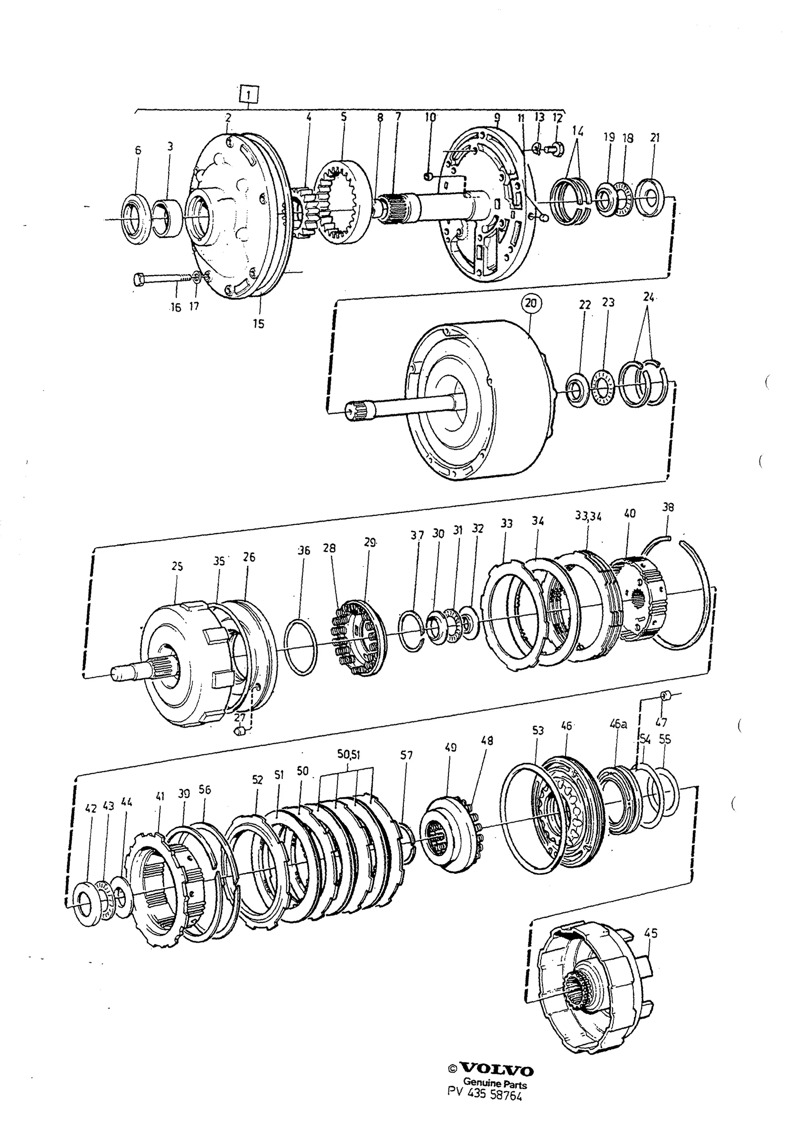 AUTOMATVÄXELLÅDA, PUMPHUS-FRÄMRE PLANETVÄXEL-KOPPLINGSHUS