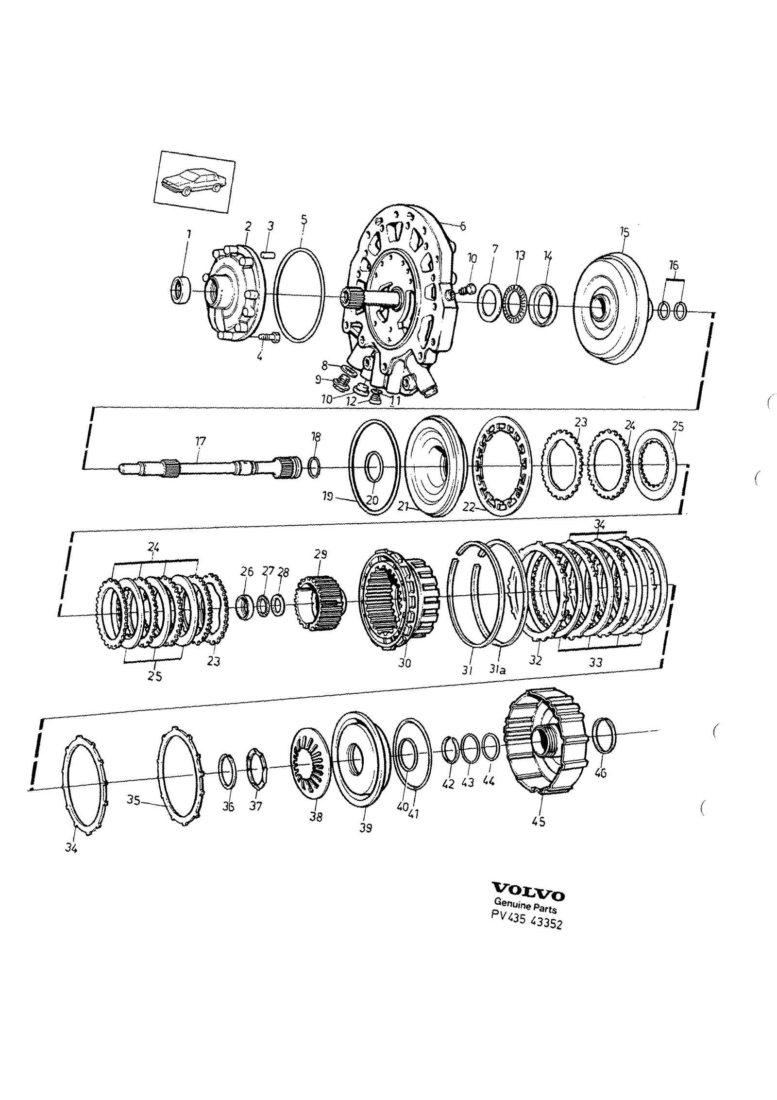 AUTOMATVÄXELLÅDA, PUMP-KOPPLINGSHUS