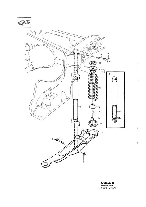 Rear suspension