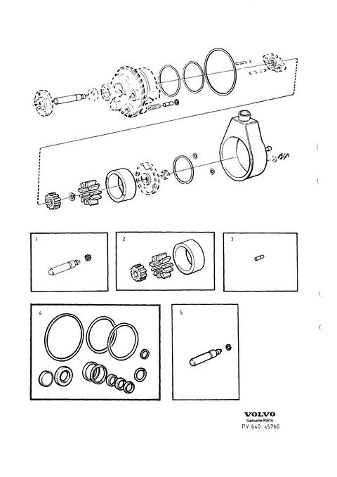 Kit de réparation pompe hydraulique