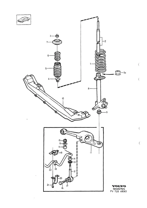 Front suspension