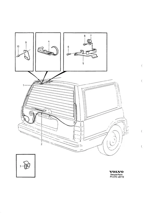 Cable harness tailgate