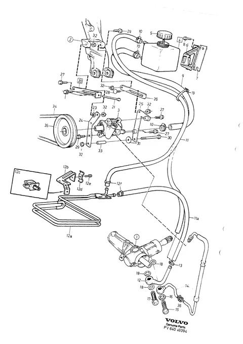 Pump power steering