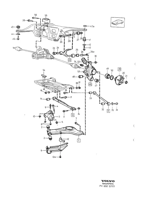 Rear suspension