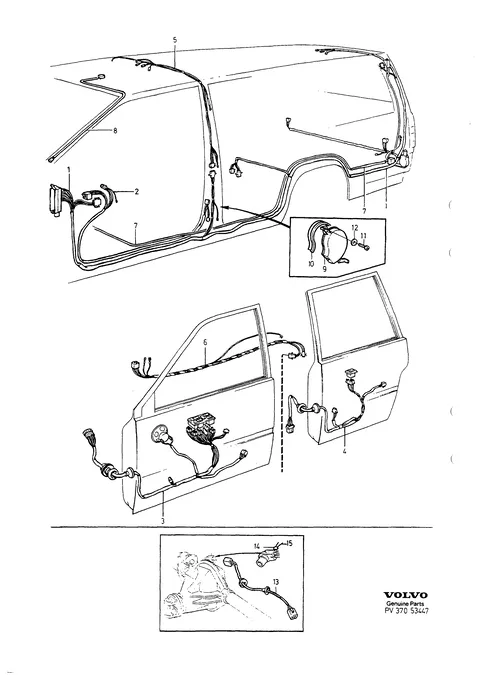Cable harness cabin