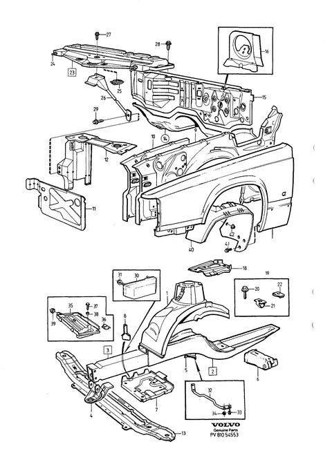 Body frame front section