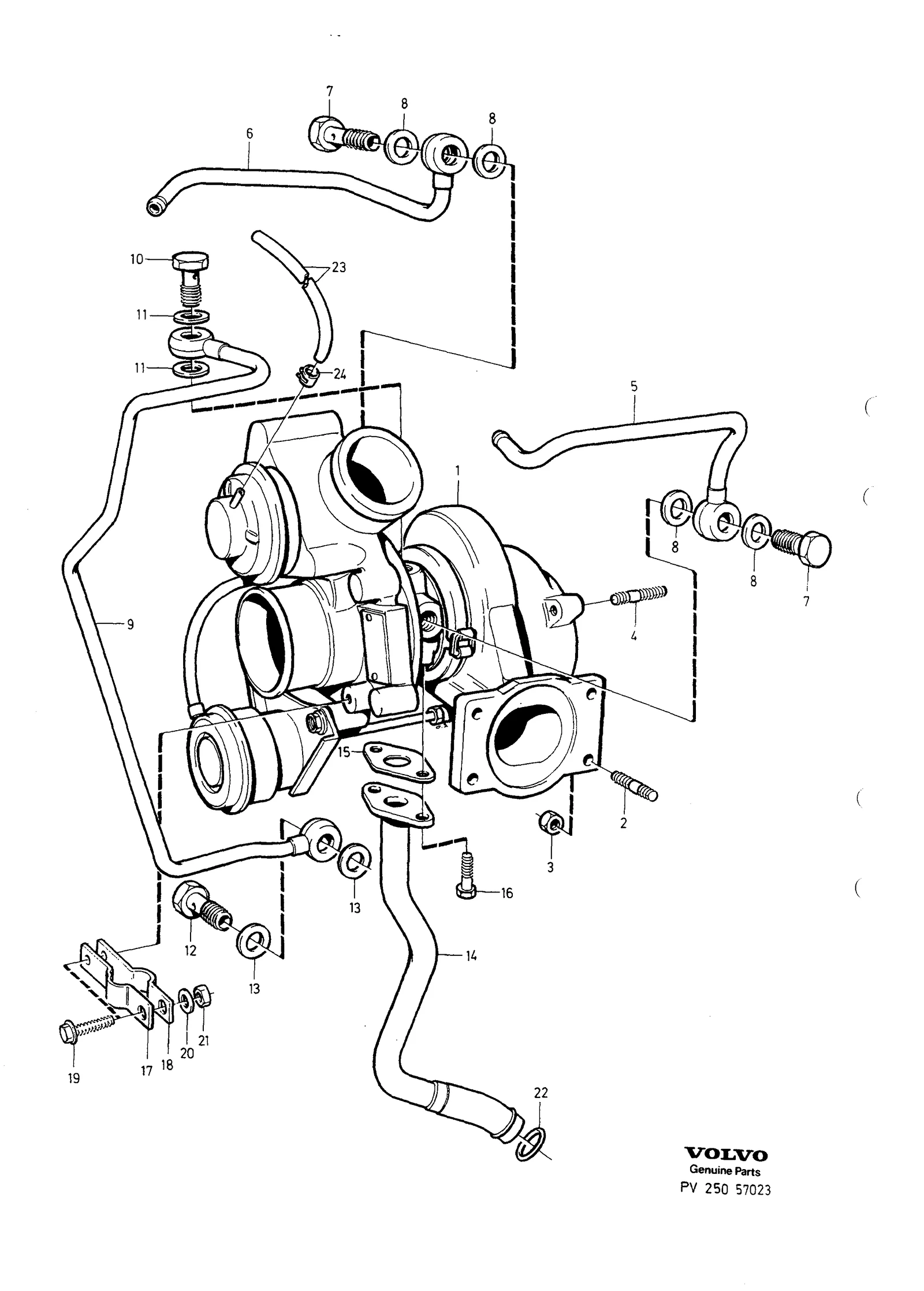 TURBOKOMPRESSOR MED ANSLUTNINGSDETALJER