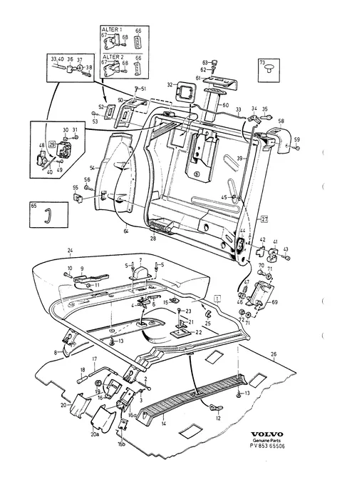 Rear seat right