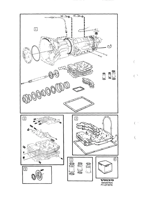 Repair kits automatic gearbox