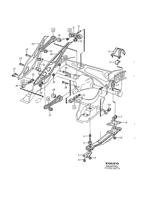Rear suspension