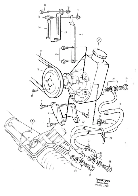 Pump power steering
