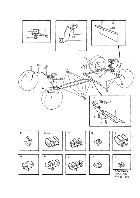 Fittings for brake pipes ABS. -1987