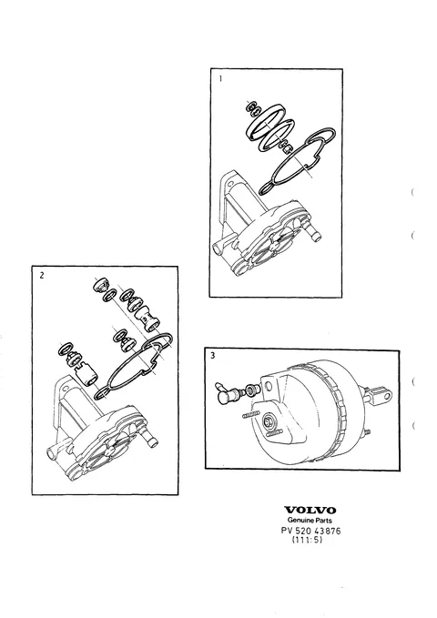 Repair kits vacuum pump servo cylinder