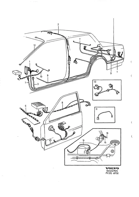 Cable harness bottom rail cabin