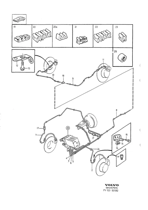 Brake pipes with fittings