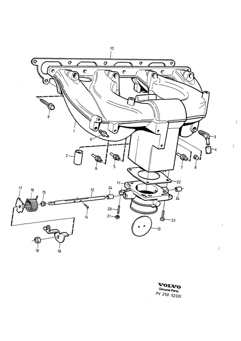 Induction pipe ( manifold )