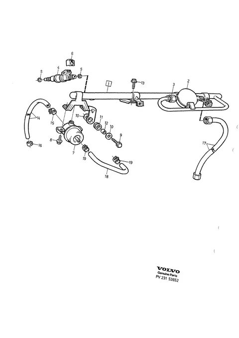 Fuel pressure pipes with fittings